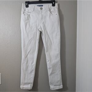 Democracy White Denim Skinny Jeans